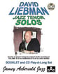 David Liebman Jazz Tenor Solos Tenor Sax BK/CD cover